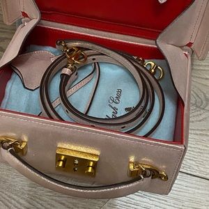 Mark Cross Suede Grace Box Bag Small